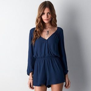 AE Navy Romper